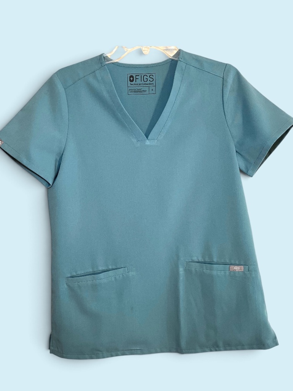Figs Hydrogreen (#1367) Three Pocket Casma Scrub Top Size Small